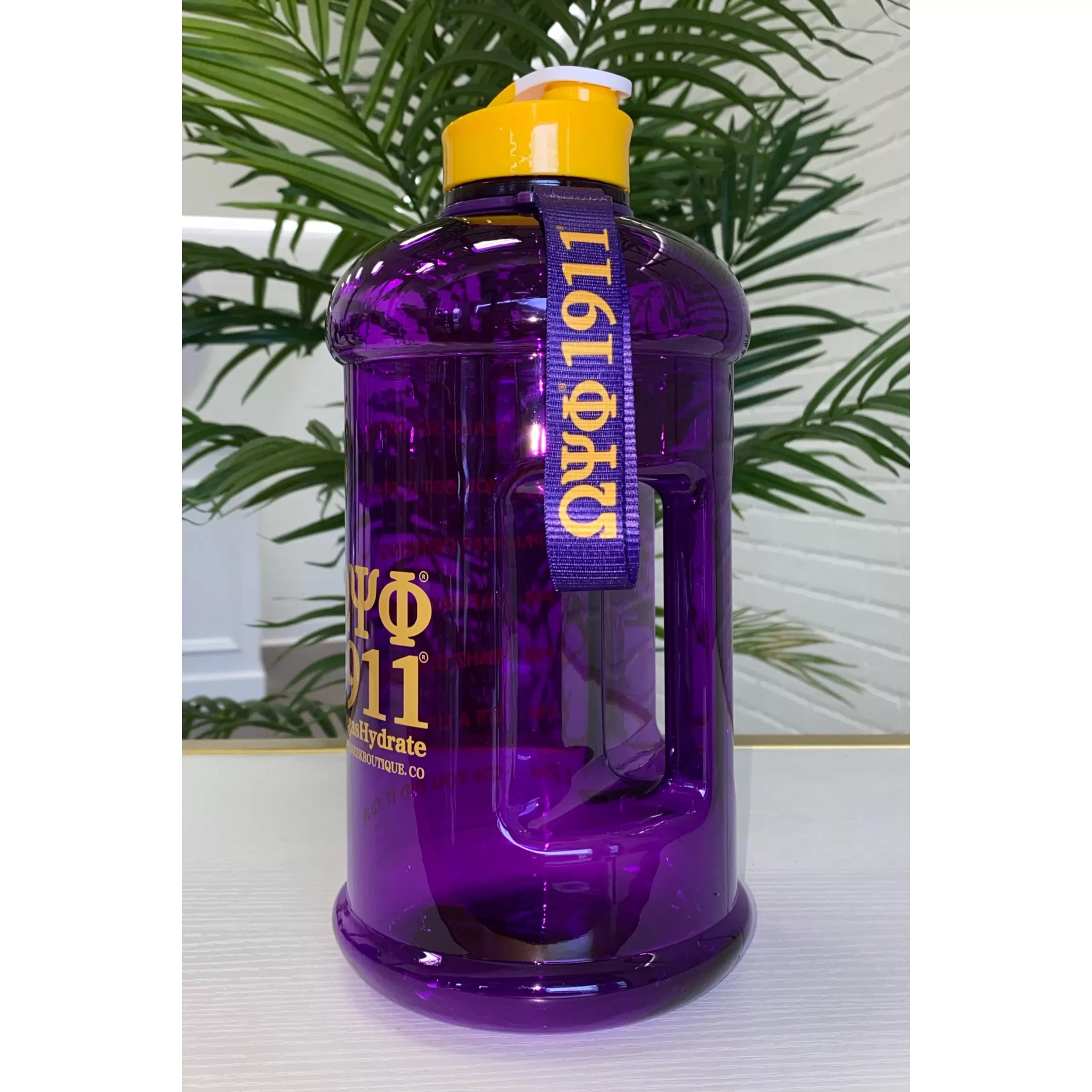 ΩΨΦ 1911 Motivational Water Bottle