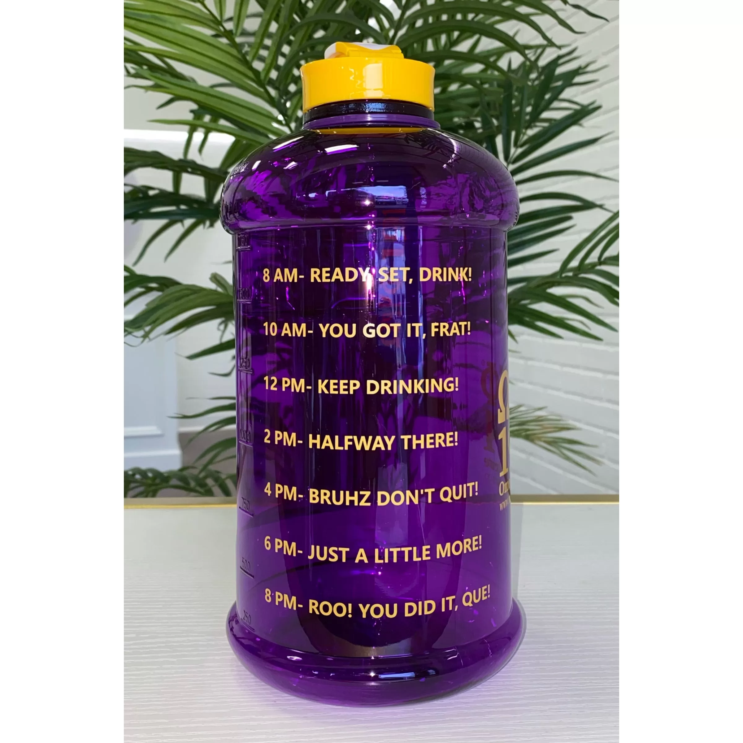 ΩΨΦ 1911 Motivational Water Bottle