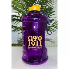 ΩΨΦ 1911 Motivational Water Bottle