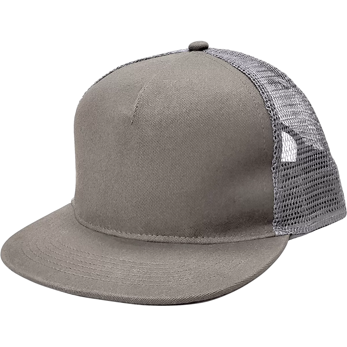 5 Panel Cotton Twill Mesh Snapback - 9255