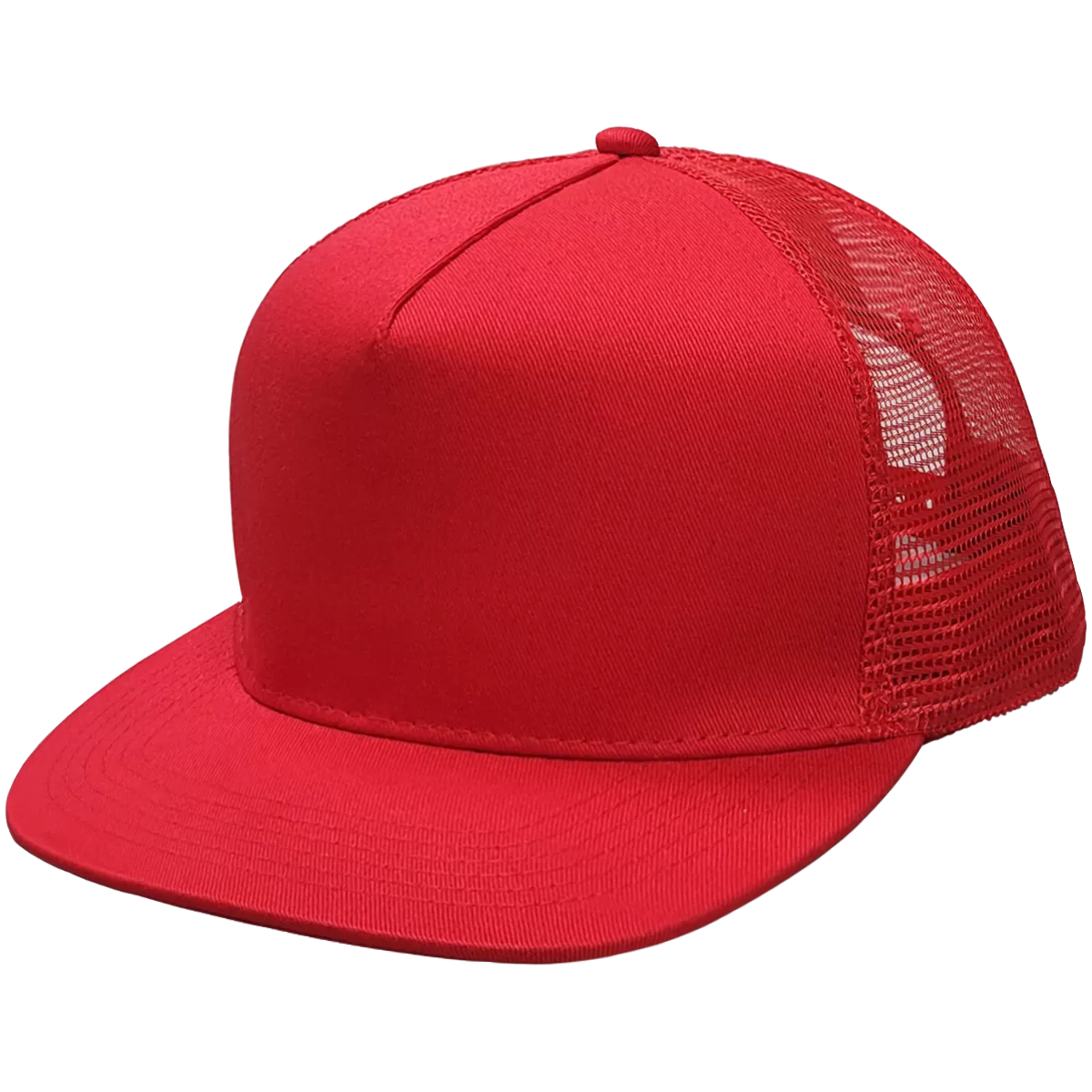 5 Panel Cotton Twill Mesh Snapback - 9255