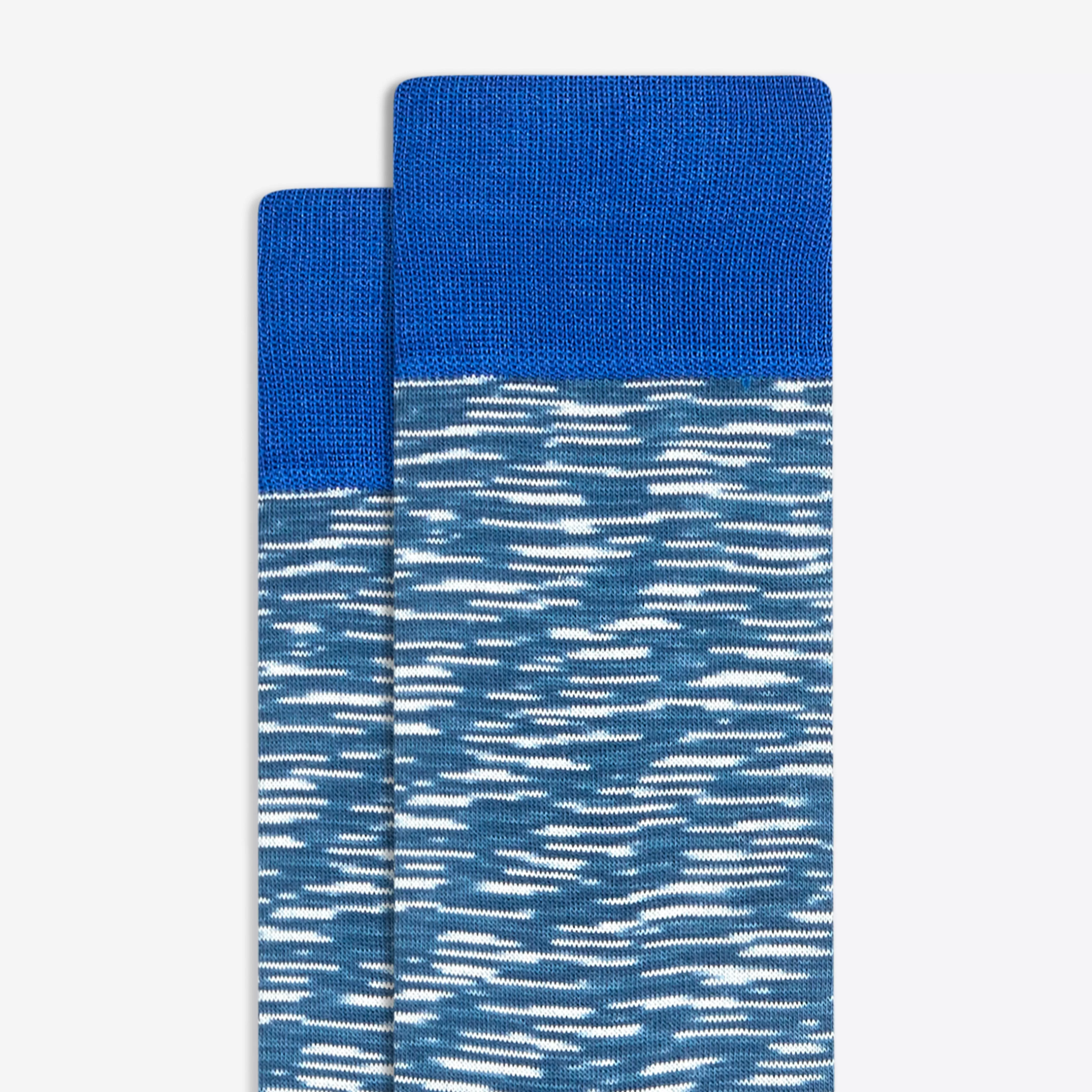 Abstract Melange Mid-Calf Sock