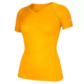 adidas Women's Colleigate Gold Climalite Short Sleeve Tee