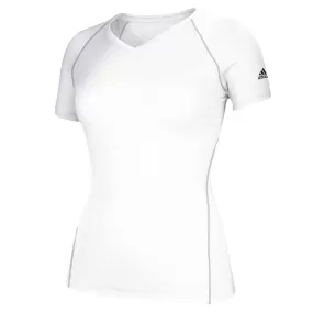 adidas Women's White Climalite Short Sleeve Tee