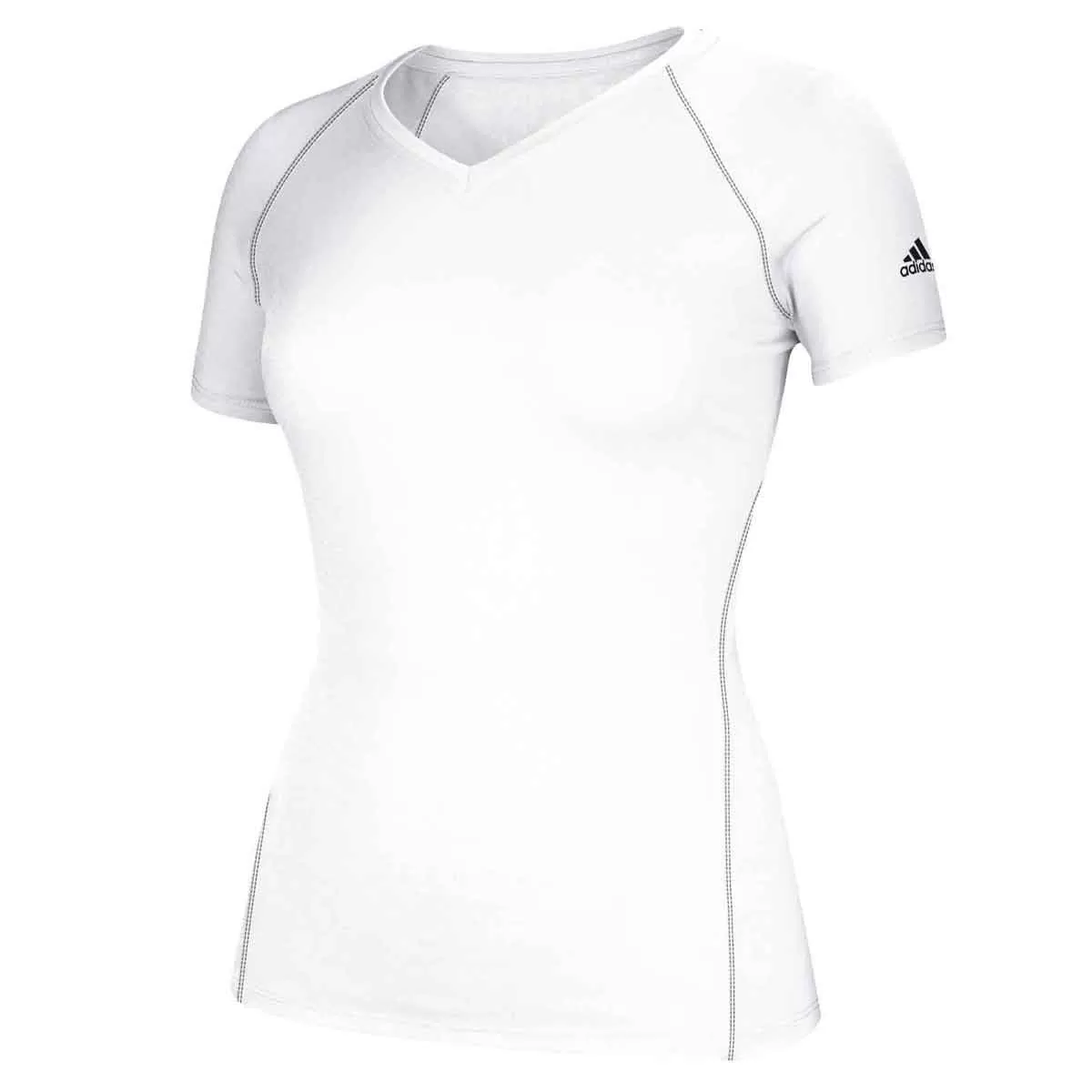 adidas Women's White Climalite Short Sleeve Tee