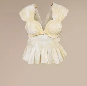 AGA CULTURE Itohan Ruffled Top