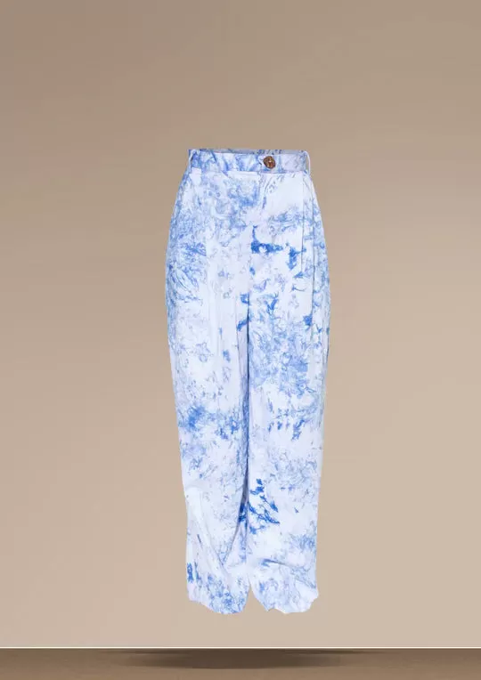 AGA CULTURE Odefen Blue Loose Fit Trouser