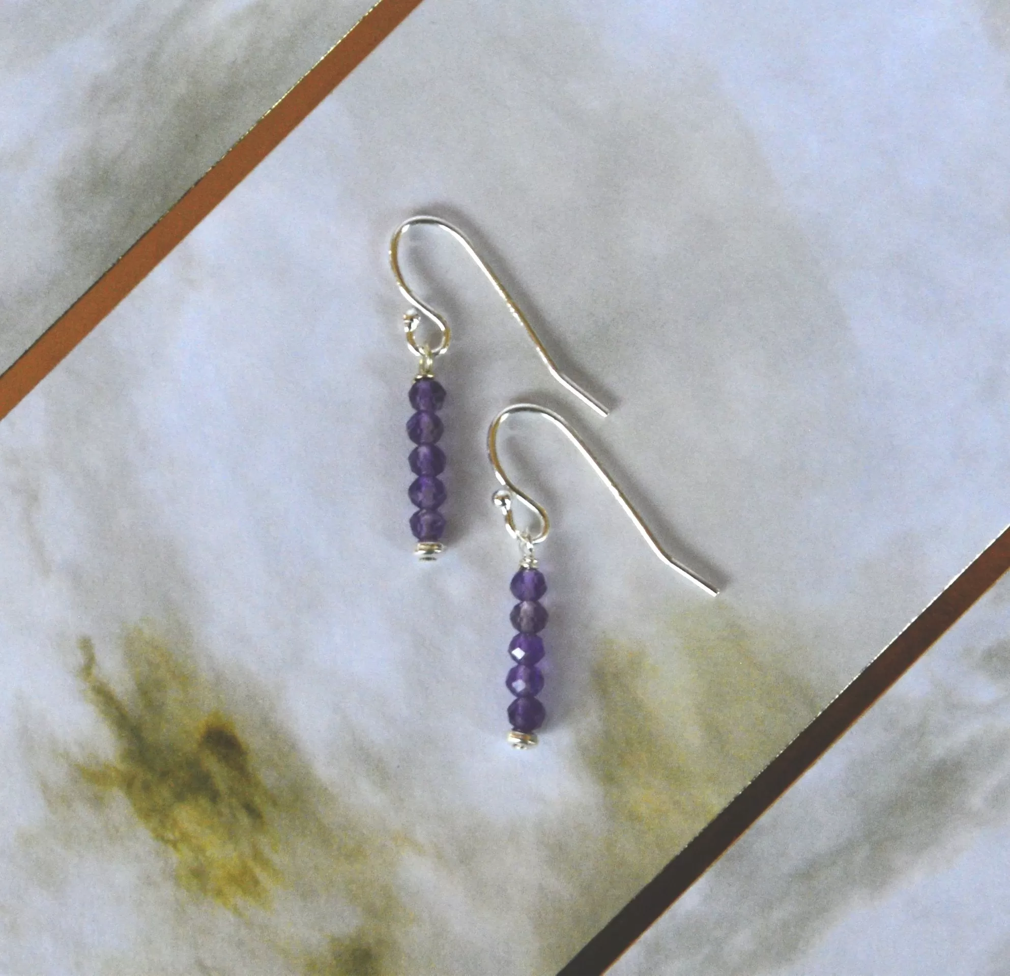 Amethyst Dangle Earrings