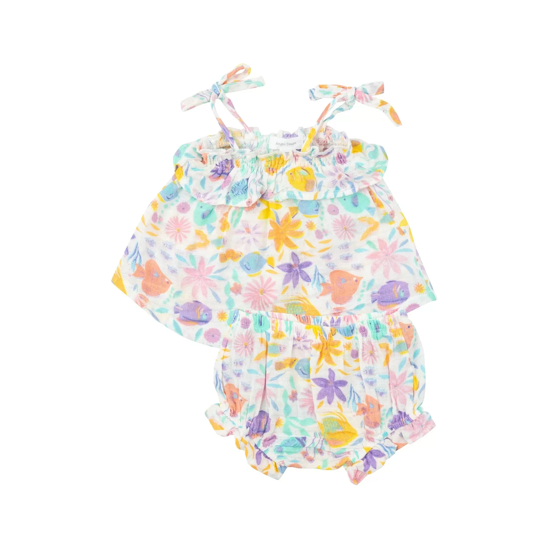 Angel Dear - Bloomer Set - Tropical Fish Floral