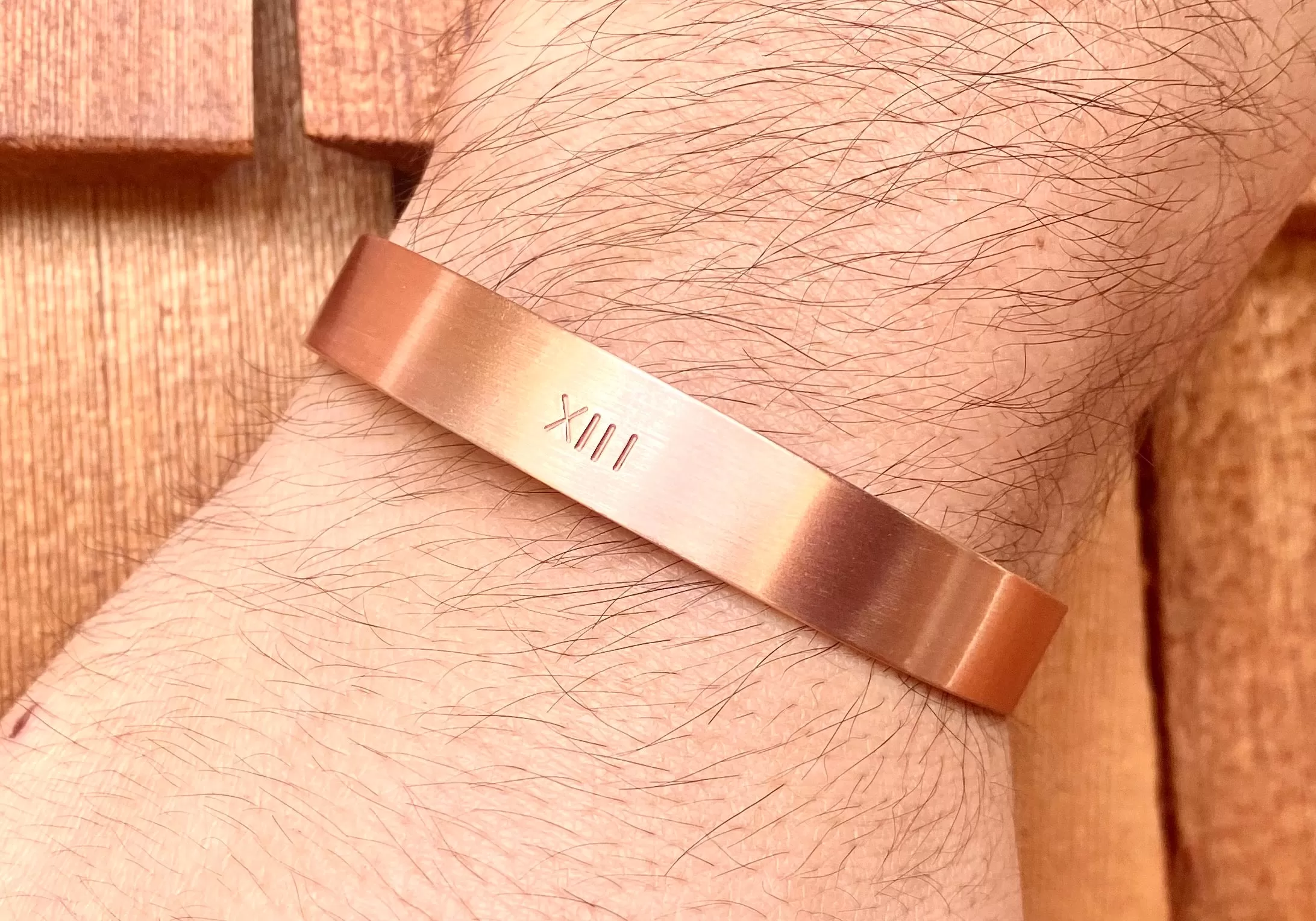 Anniversary Cuffs, Tally Mark Cuff, Roman Numeral Bracelet