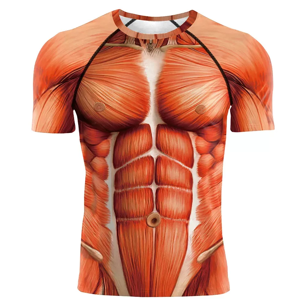 Attack on Titan 'Attack Titan' Elite Short Sleeve Compression Rashguard