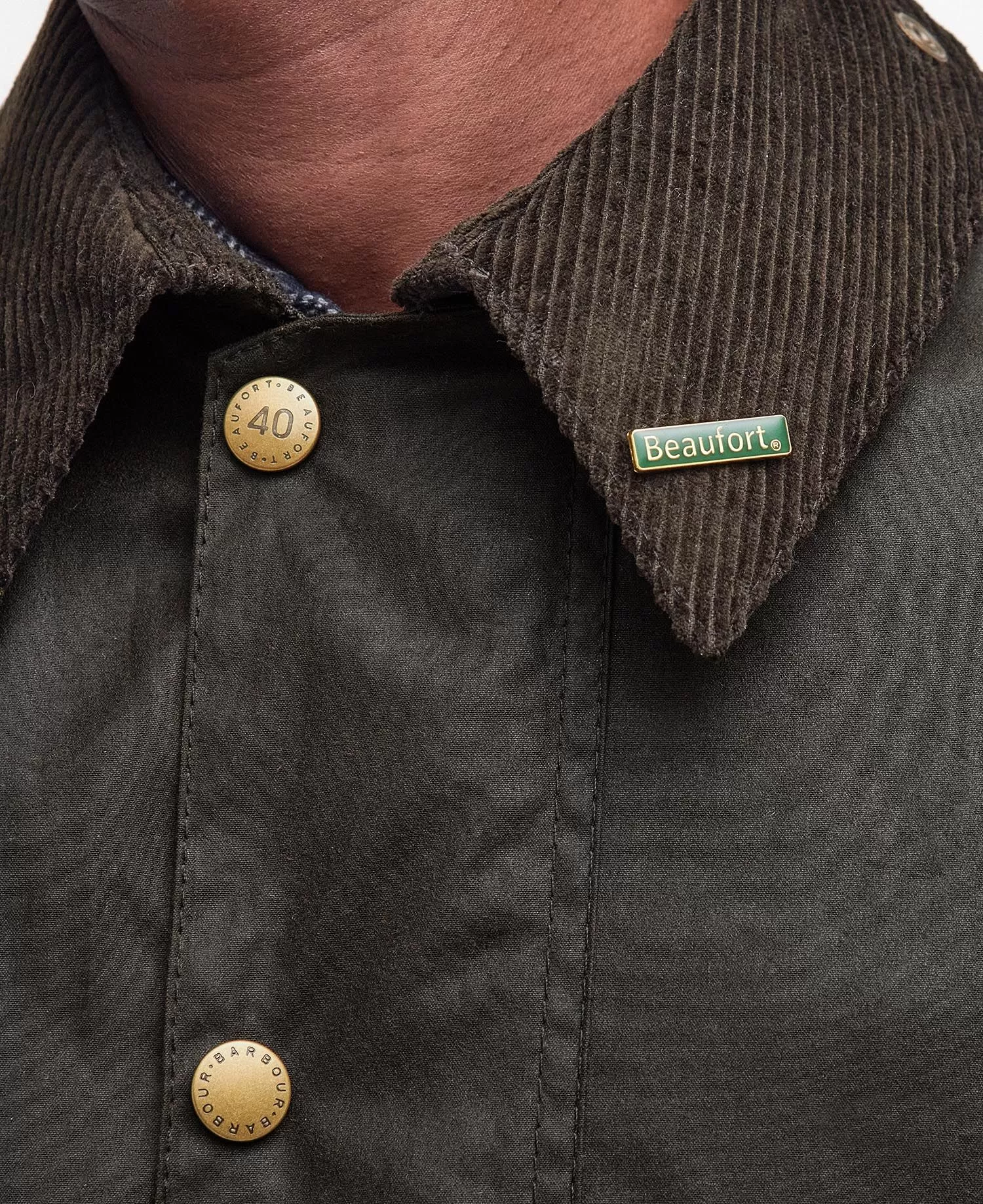 BARBOUR 40th Anniversary Beaufort Wax Jacket Olive