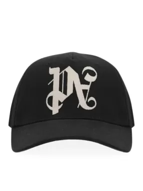 BASEBALL CAP PA MONOGRAM IN GABARDINE