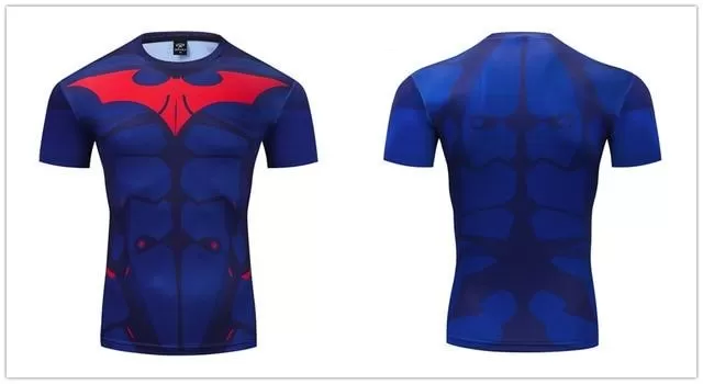 Batman Compression 'Red Hood' Premium Short Sleeve Rashguard