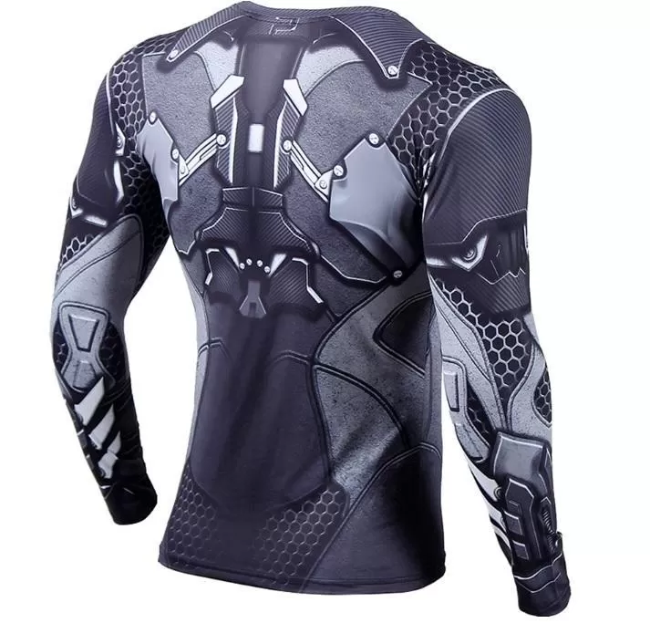 Batman "Bat-Bot" Long Sleeve Compression Rashguard