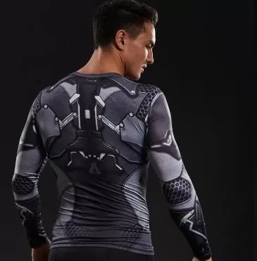 Batman "Bat-Bot" Long Sleeve Compression Rashguard