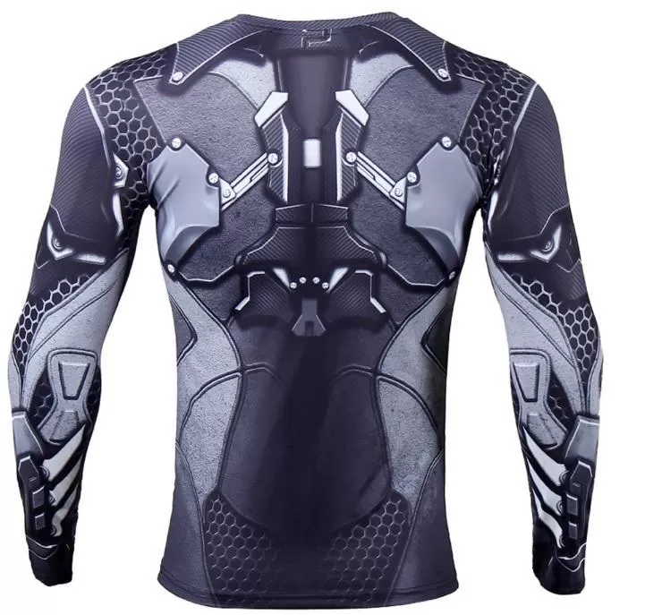 Batman "Bat-Bot" Long Sleeve Compression Rashguard