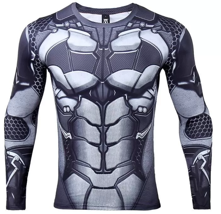 Batman "Bat-Bot" Long Sleeve Compression Rashguard