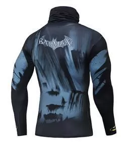 Batman "Dark Knight" Long Sleeve Compression High Collar Rashguard