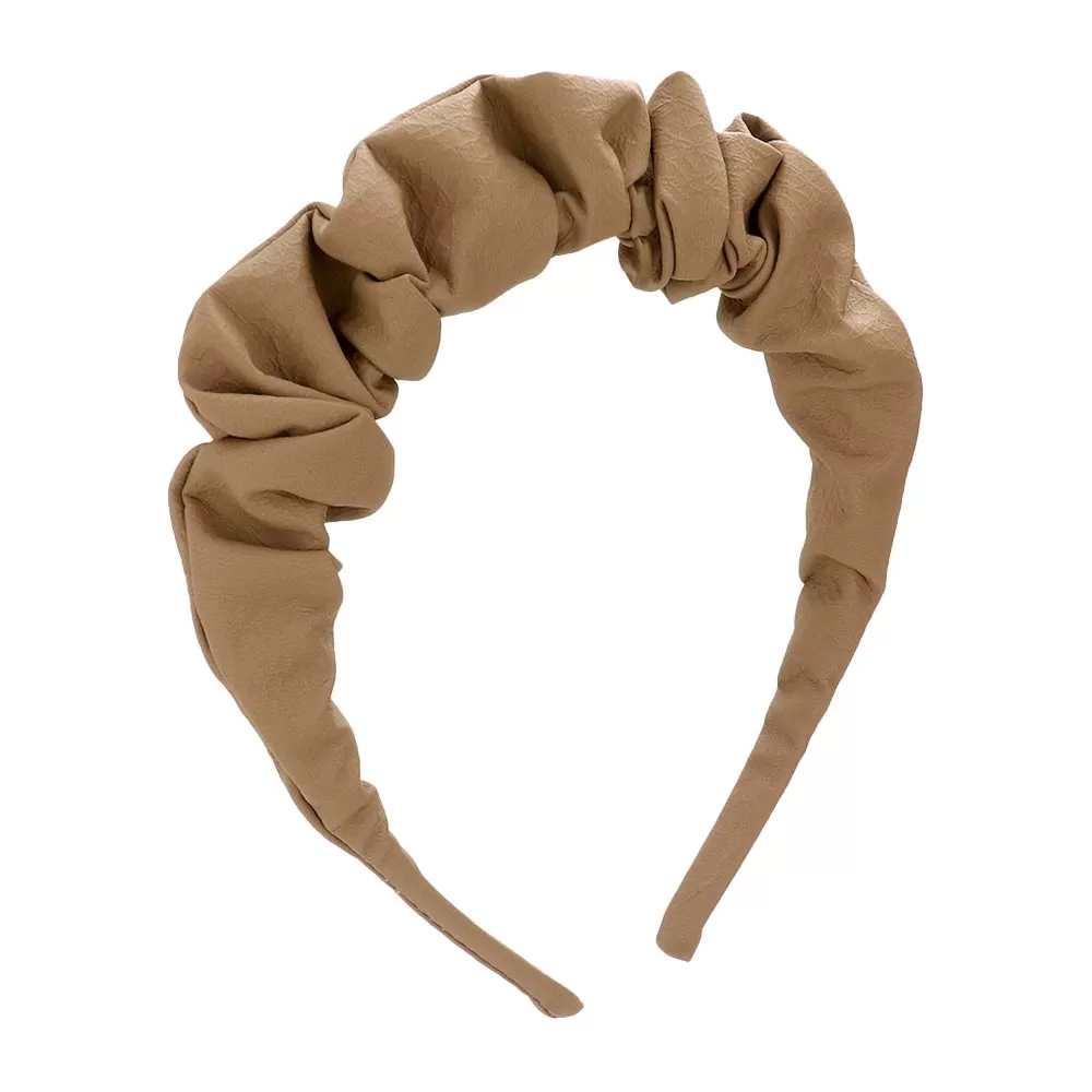 Beautiful Pleated Solid Headband