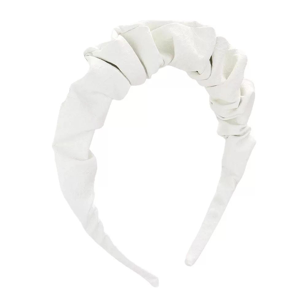 Beautiful Pleated Solid Headband