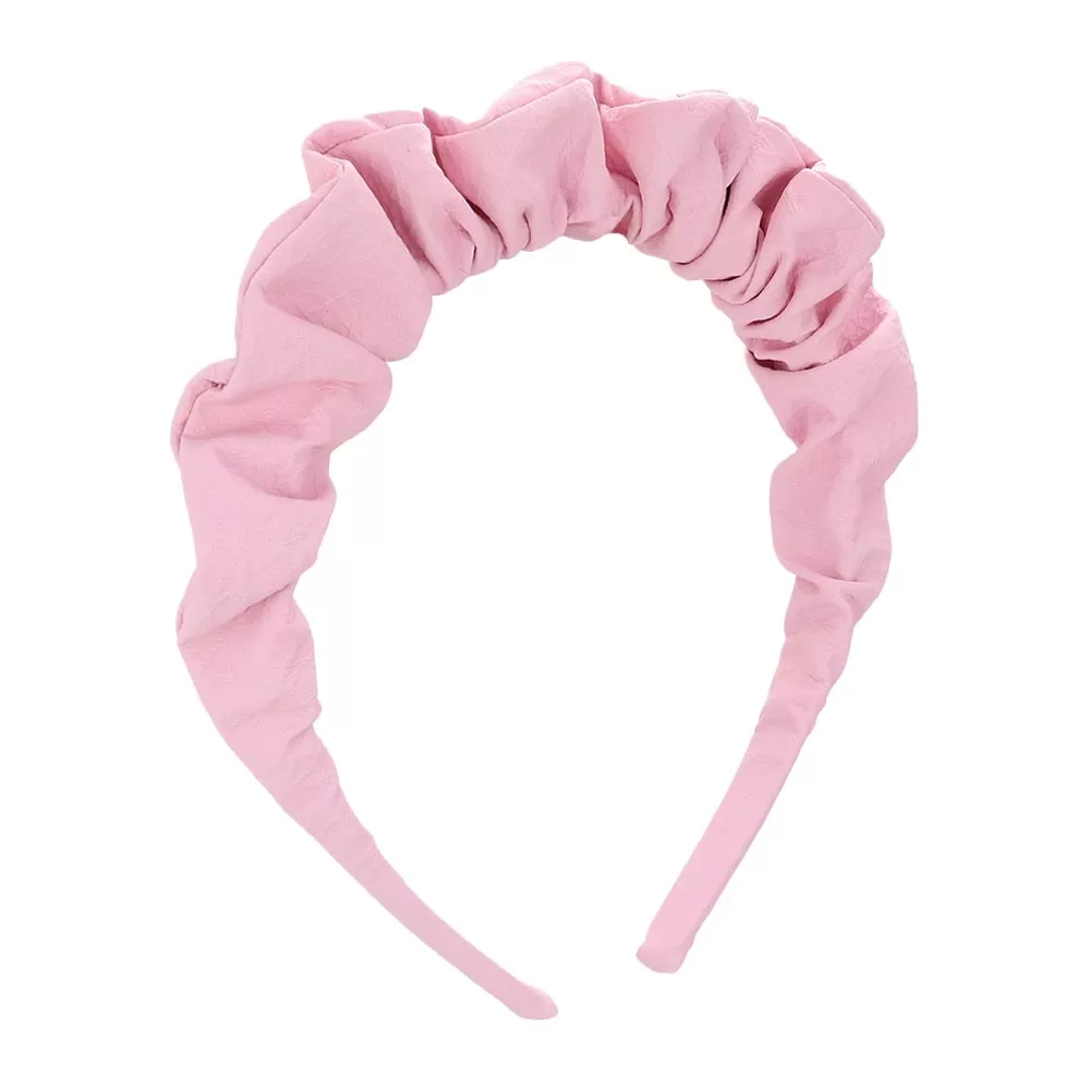 Beautiful Pleated Solid Headband