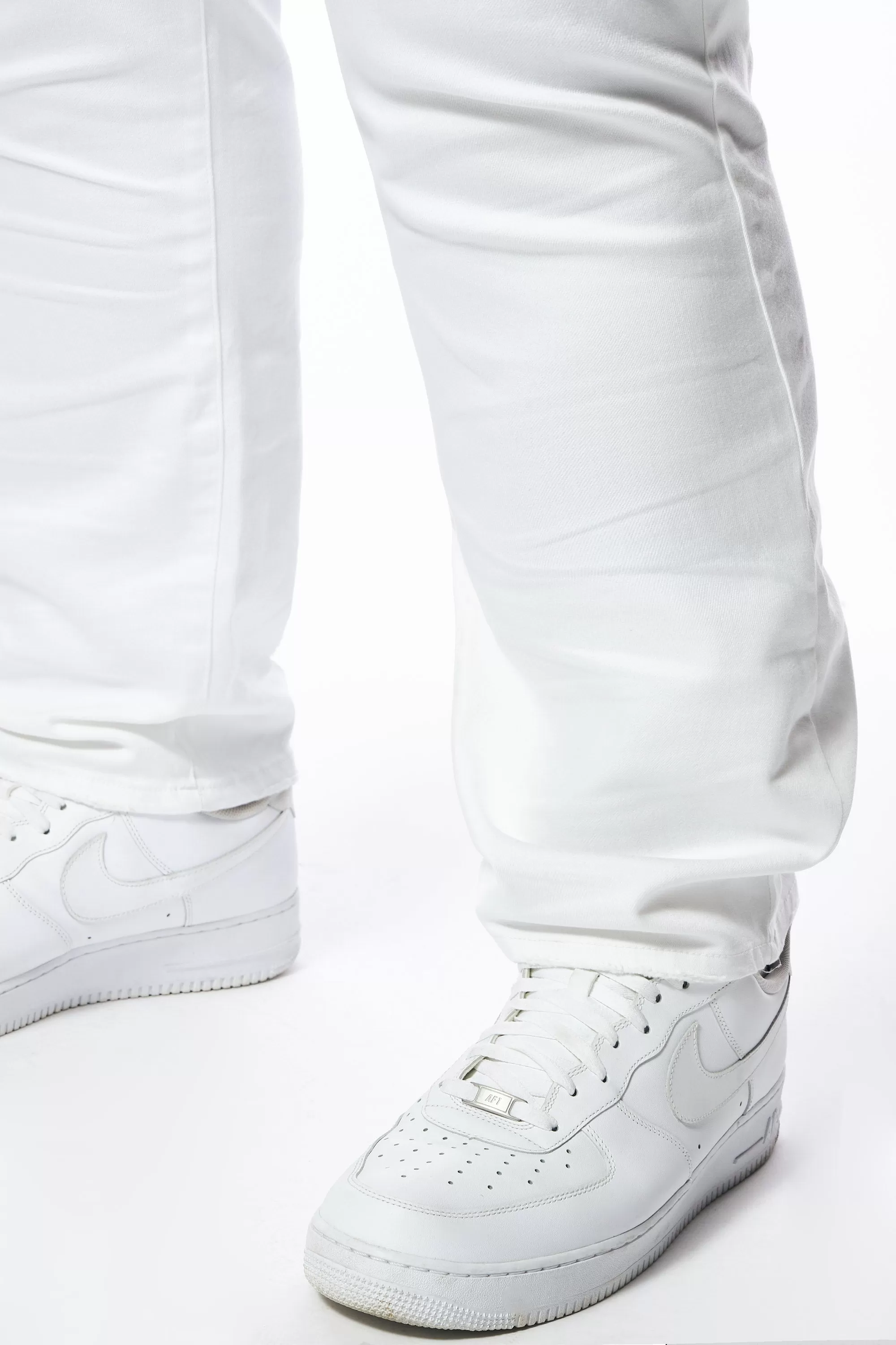 Big and Tall - Essential Premium Washed Jean -White