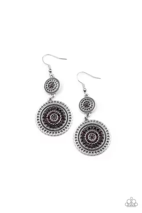 Bohemian Bedazzle - Purple Earring