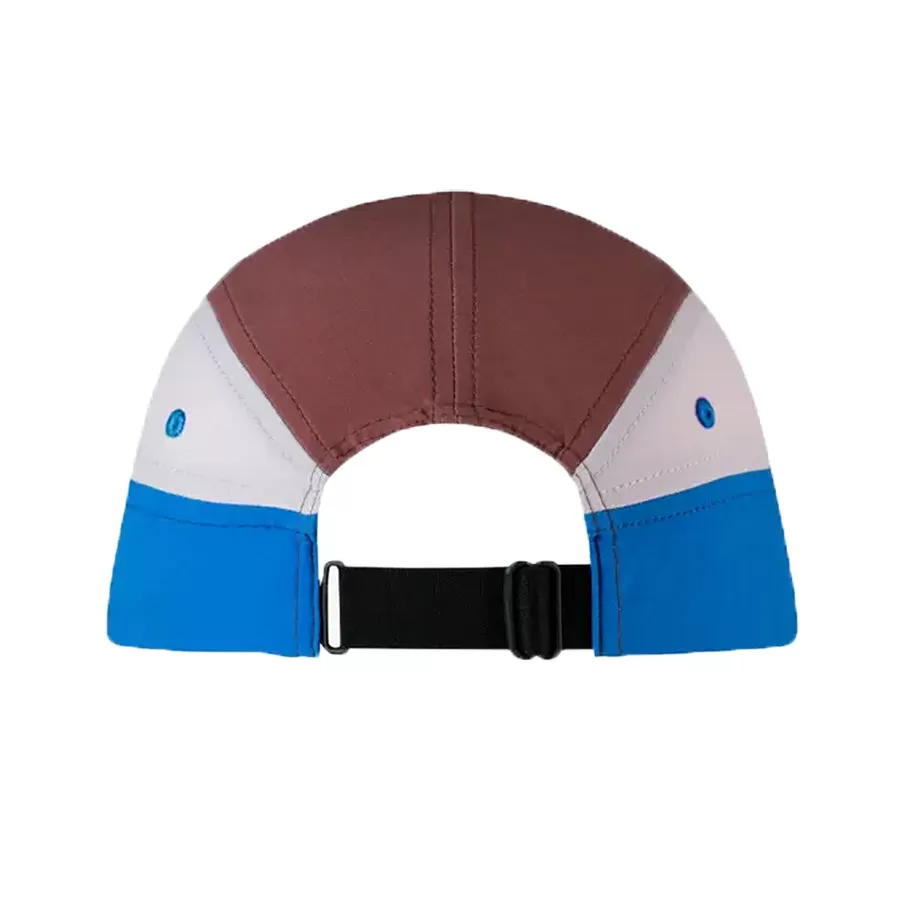 Buff Gorra 5 PANEL GO Domus Azul Rosa