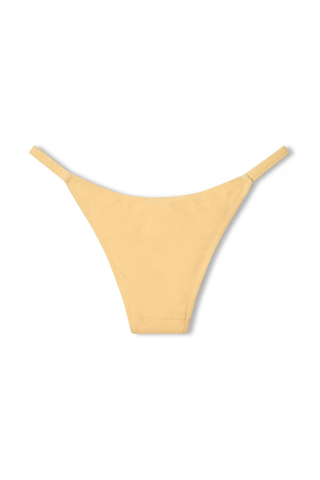 Butter Towelling Curve String Brief