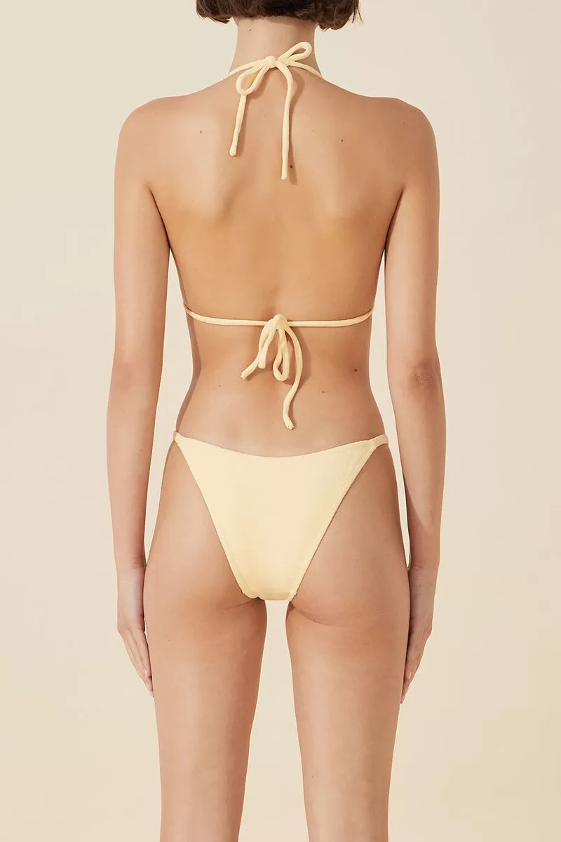 Butter Towelling Curve String Brief