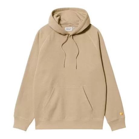 Carhartt WIP Hooded Chase Sweatshirt - Sable/Gold