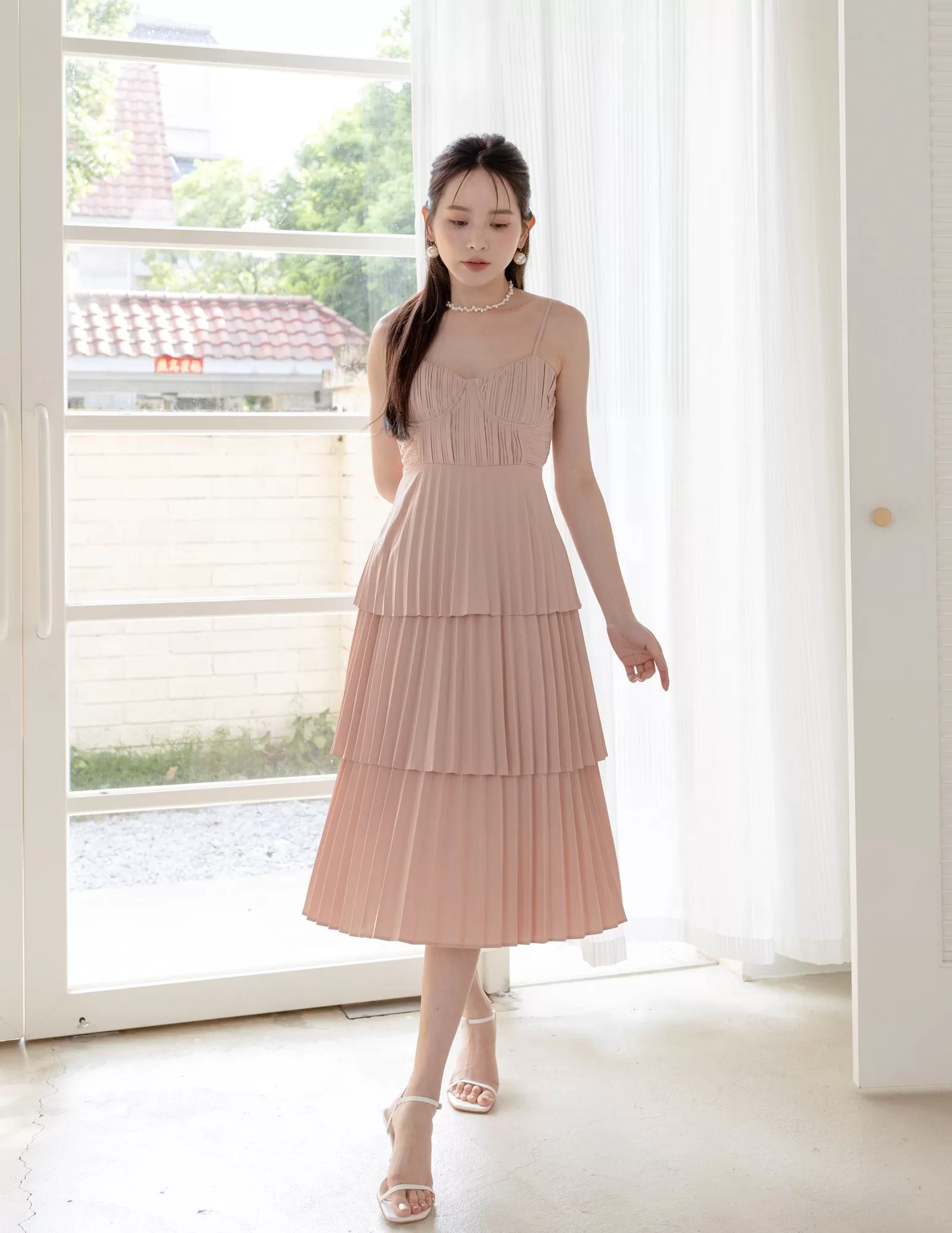 Celine Dress in Dusty Pink