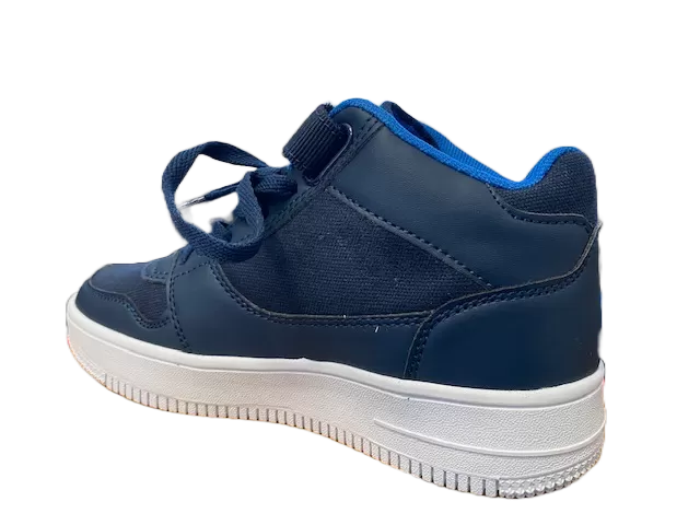 Champion boy's sneaker shoe in Mid Cut Rebound canvas S30813 S17 2192 blue