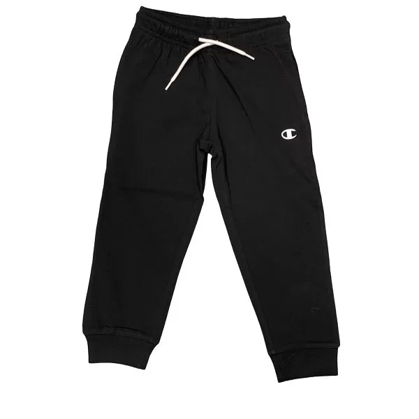 Champion Boy's Sports Pants with Cuff Legacy Basics-Pro Jersey 306026 KK001 NBK black