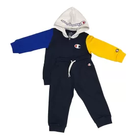 Champion children's tracksuit with hood in cotton 306788 BS501 blue