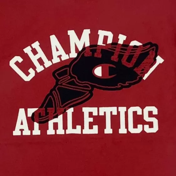 Champion Classic Winged Foot Logo Graphic T-Shirt - Red