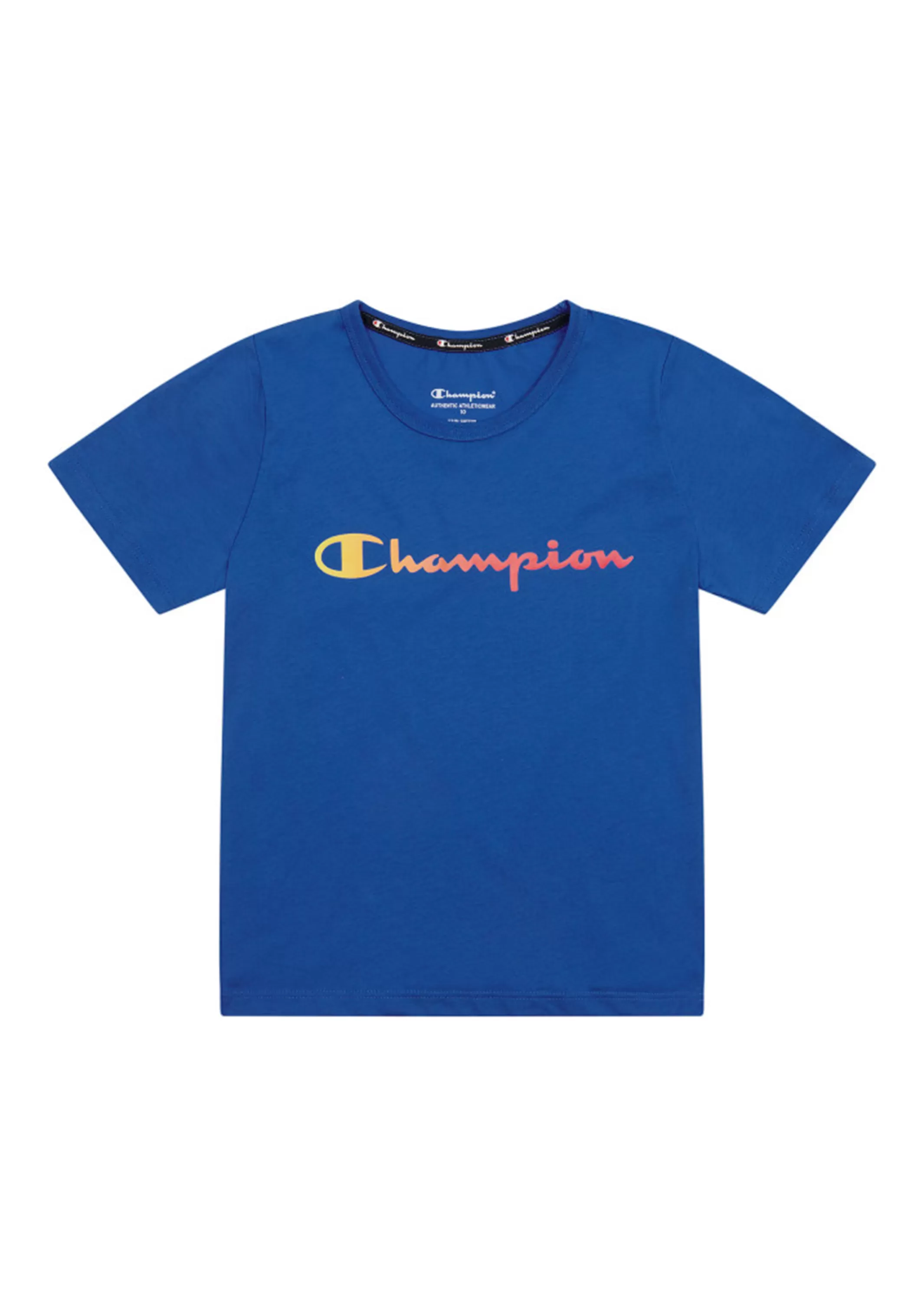 Champion Junior Ombre Script Tee Blue <BR> KW6WN XQW