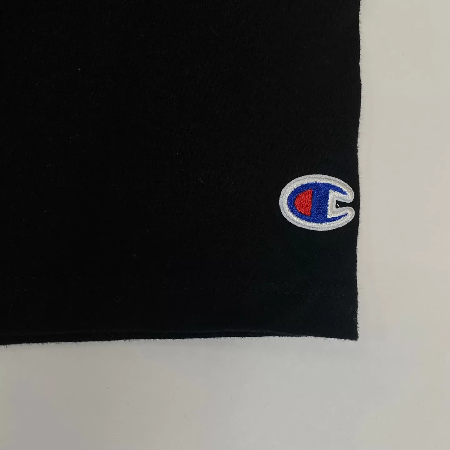 Champion Multi Script Logo Print T-Shirt - BLACK