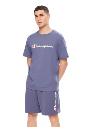 Champion Script Short Sleeve Tee Mens <br> AXQPN PCL