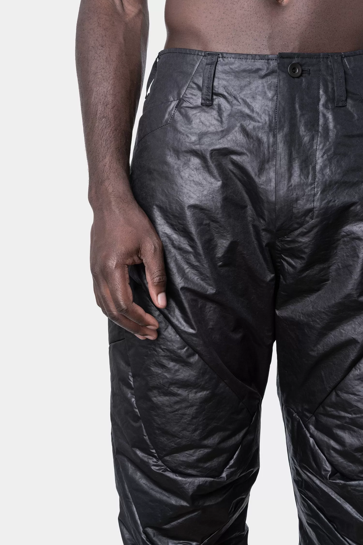 Coated Panel Pants