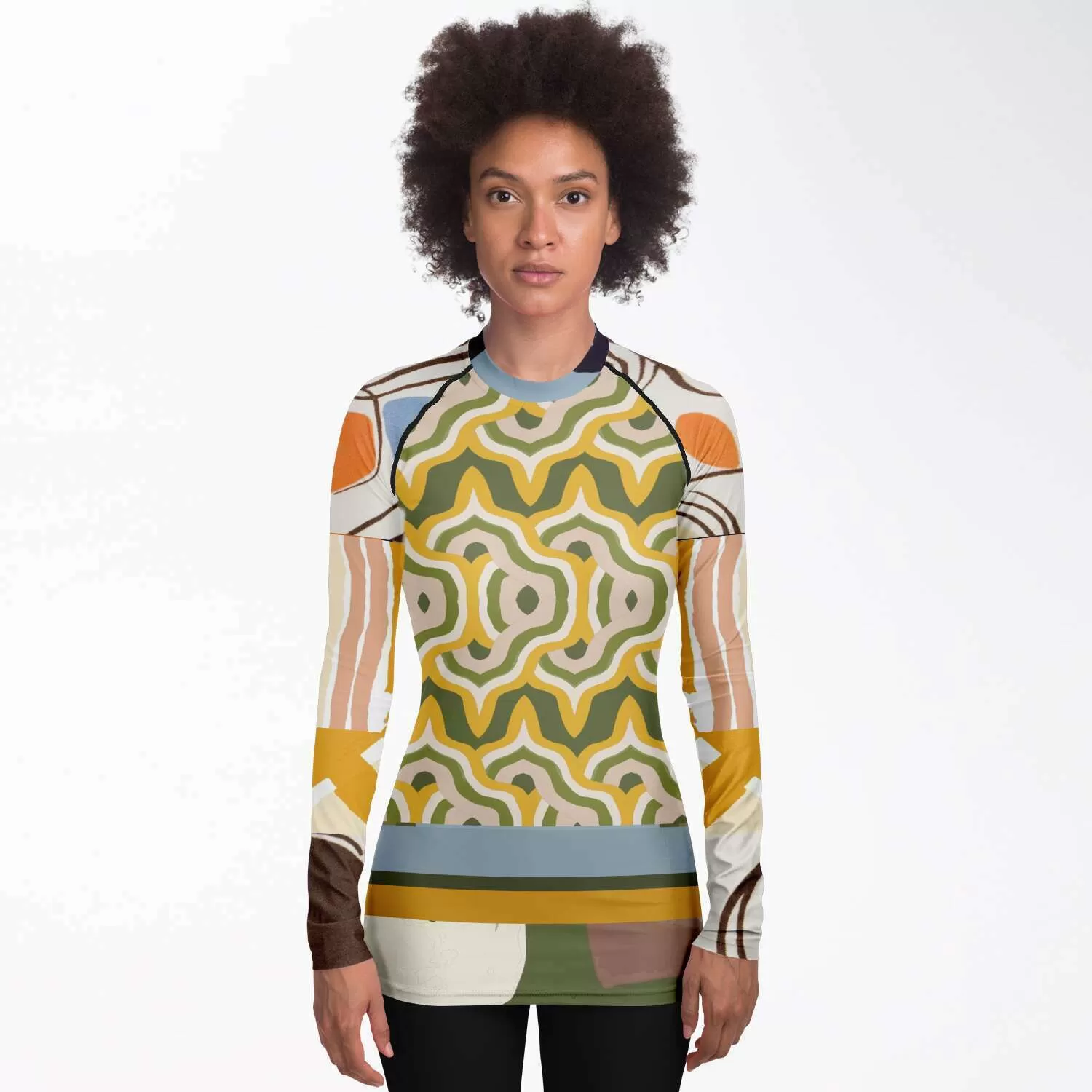 Concrete Jungle Fashion Rashguard Top