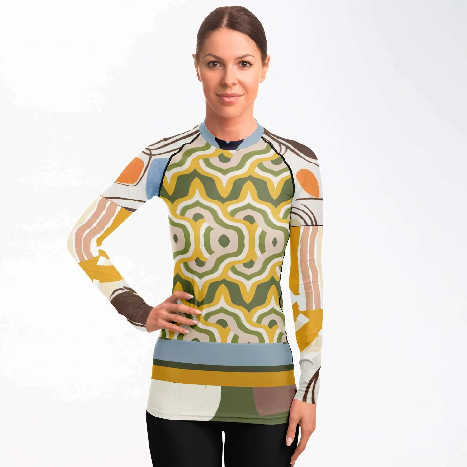 Concrete Jungle Fashion Rashguard Top