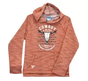 Cowboy Hardware Boys Orange cowboy to the core hoodie