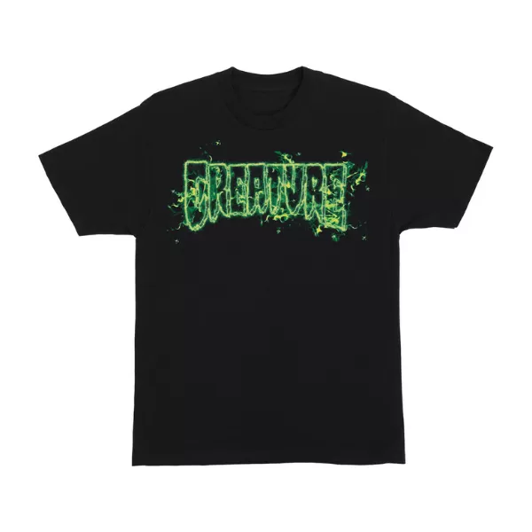 Creature Inferno Logo Outline T-Shirt - Black