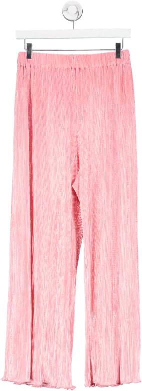 Dannijo Pink /coral Pleated Culotte Pant UK L