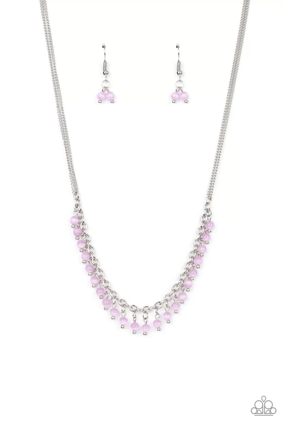 DEW a Double Take - Purple Necklace