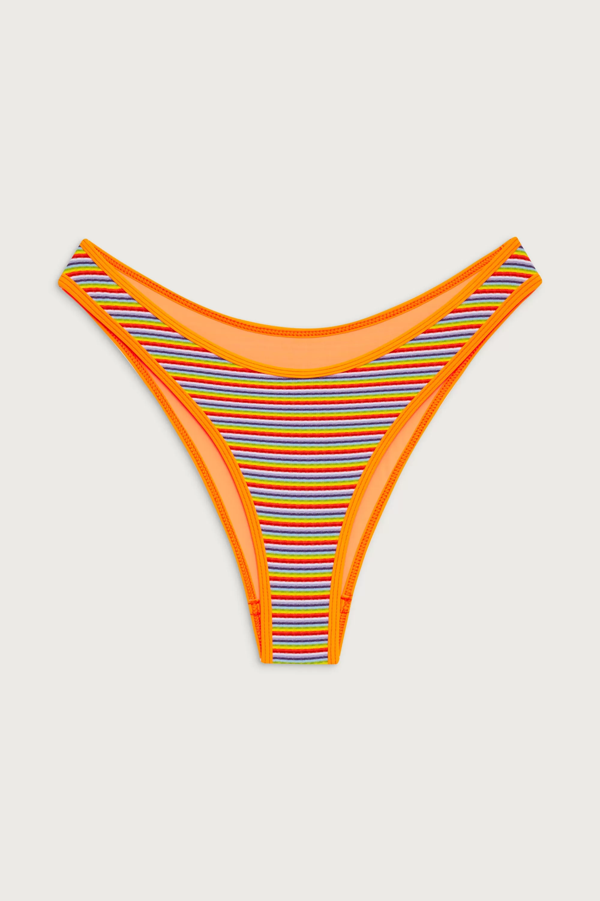 Dove Striped Classic Bikini Bottom - Hawaiian Sky