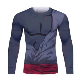 Dragon Ball Z 'Black | Battle Damaged' Long Sleeve Elite Rashguard