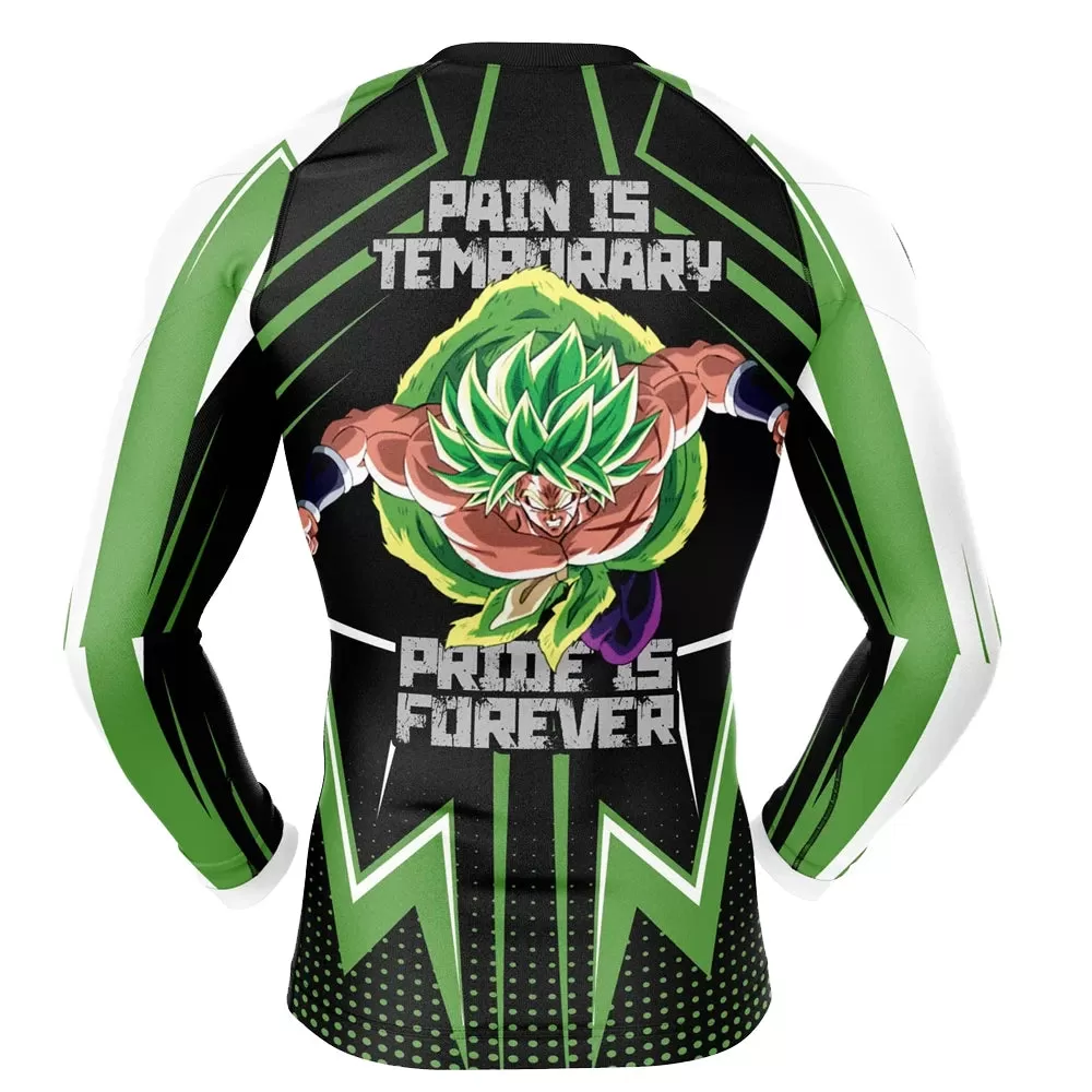 Dragon Ball Z 'Broly's Gym' Long Sleeve Compression Rashguard